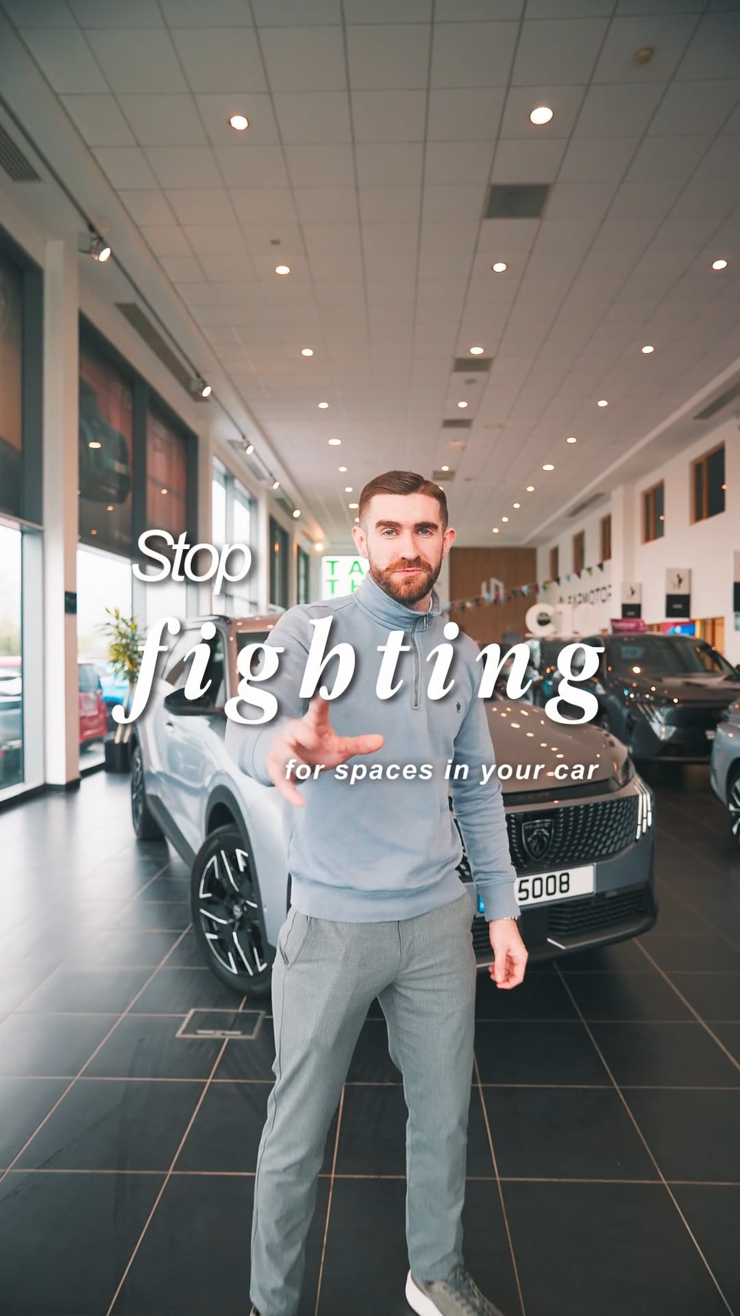 Peugeot 5008 cinematic social media reel by Kenji Media Dublin