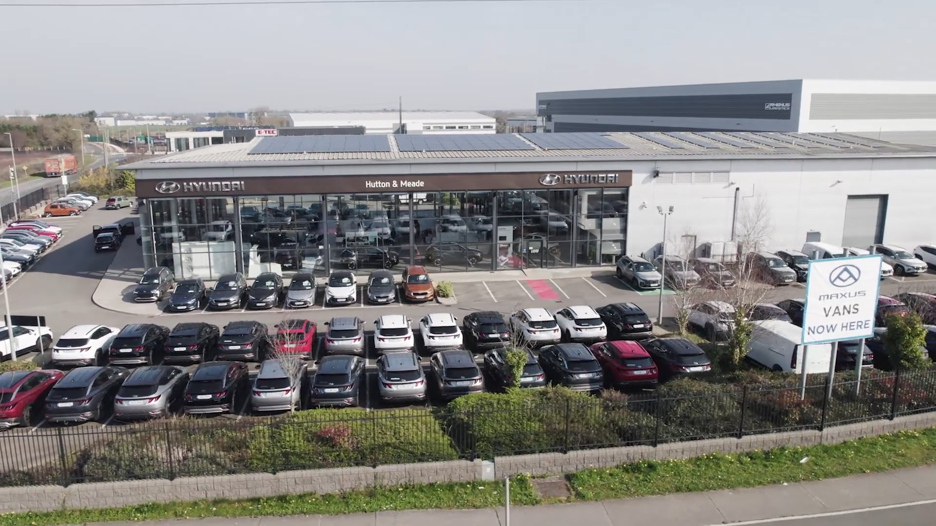 Dealership showroom hero video by Kenji Media Ireland