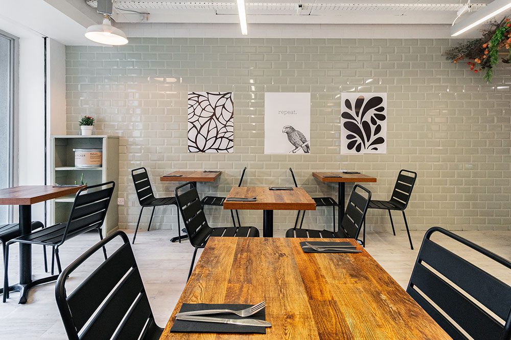 Restaurant space detail photography Dublin Kenji Media